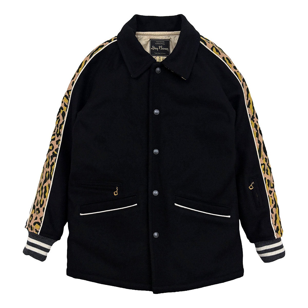 Solid Piping Car Coat