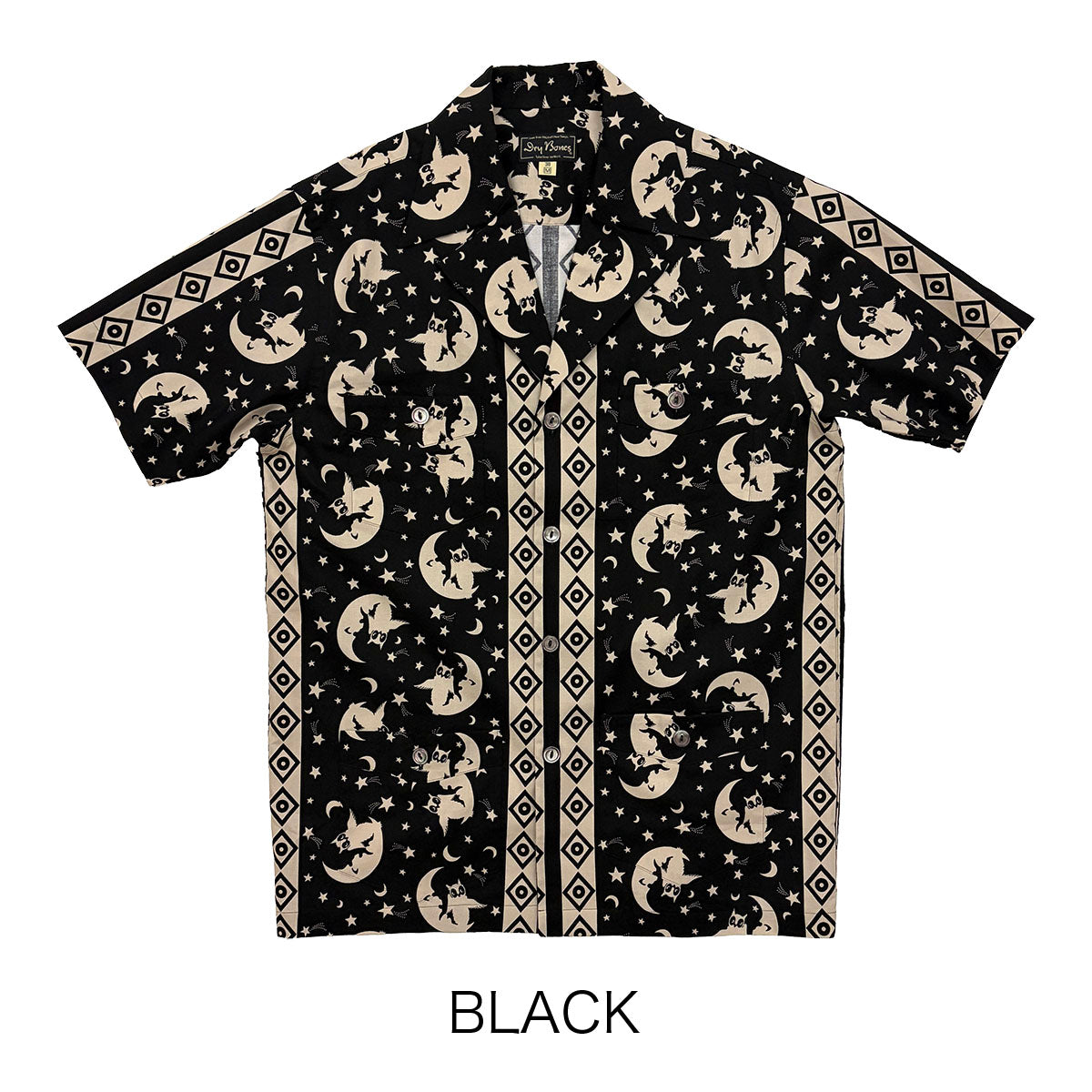 S/S Print Nep Cuba Shirt “OWL & MOON”