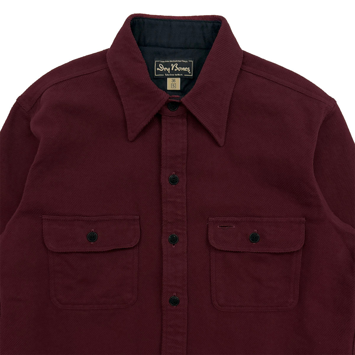 Solid Flannel Work Shirt