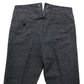 High Back Black Chambray Work Trousers 
