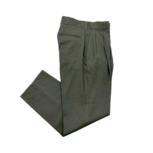 Cotton Gabardine 2Tuck Work Trousers