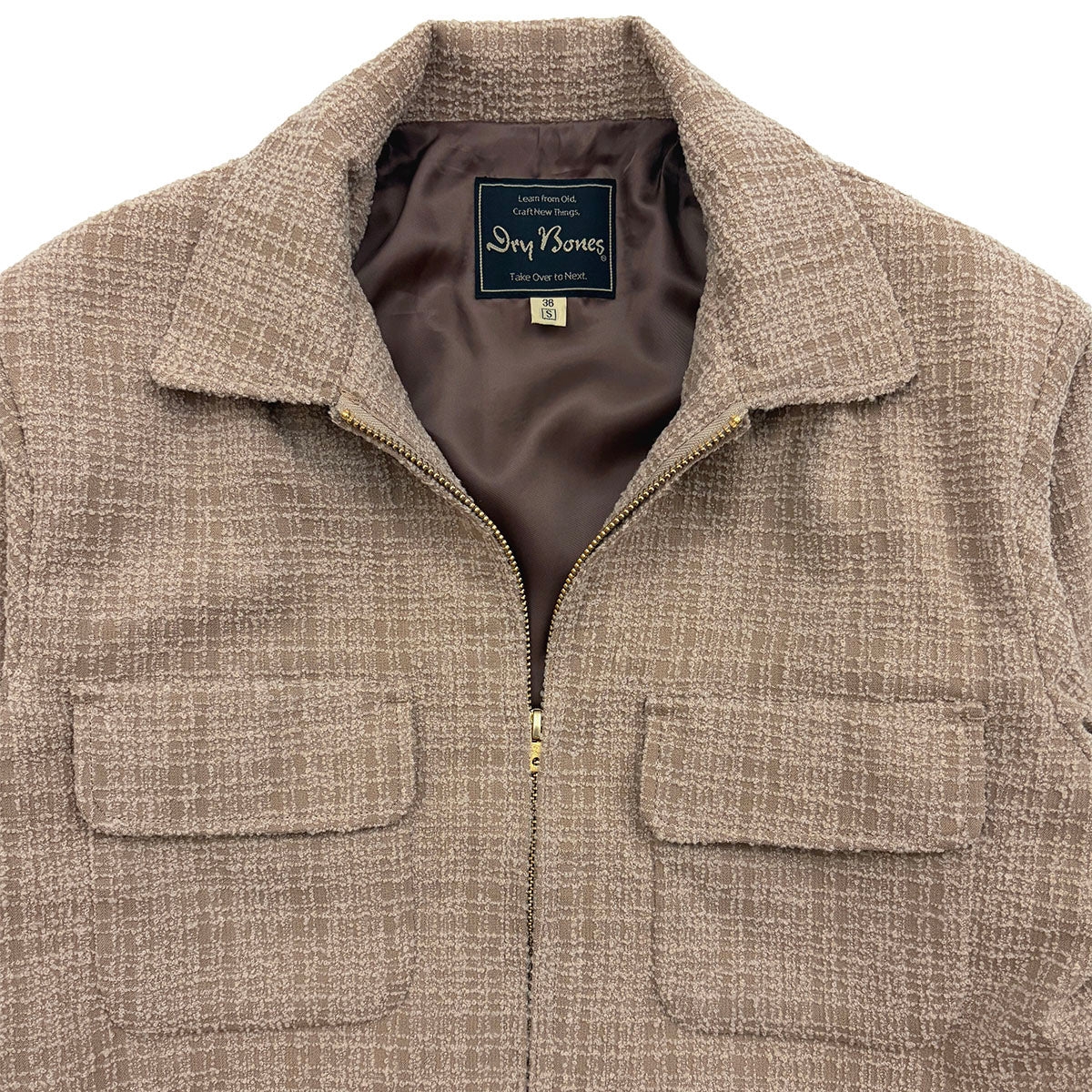Gold Glitter 2flap Sport Jacket