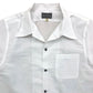 S/S White Open Shirt