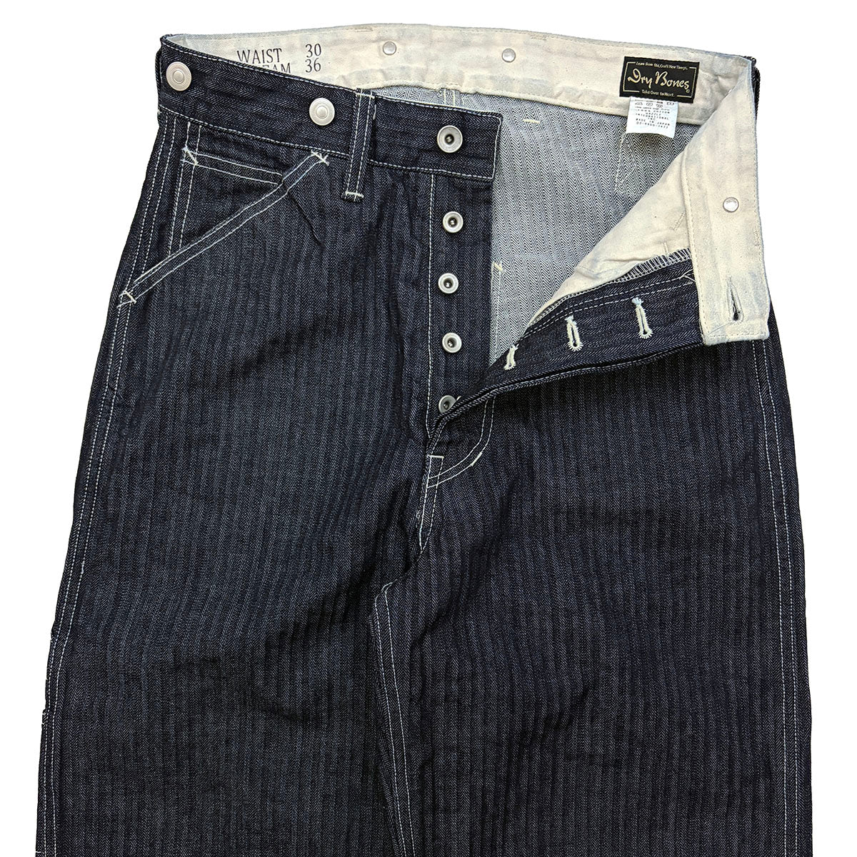 Herringbone Denim Painter Pants