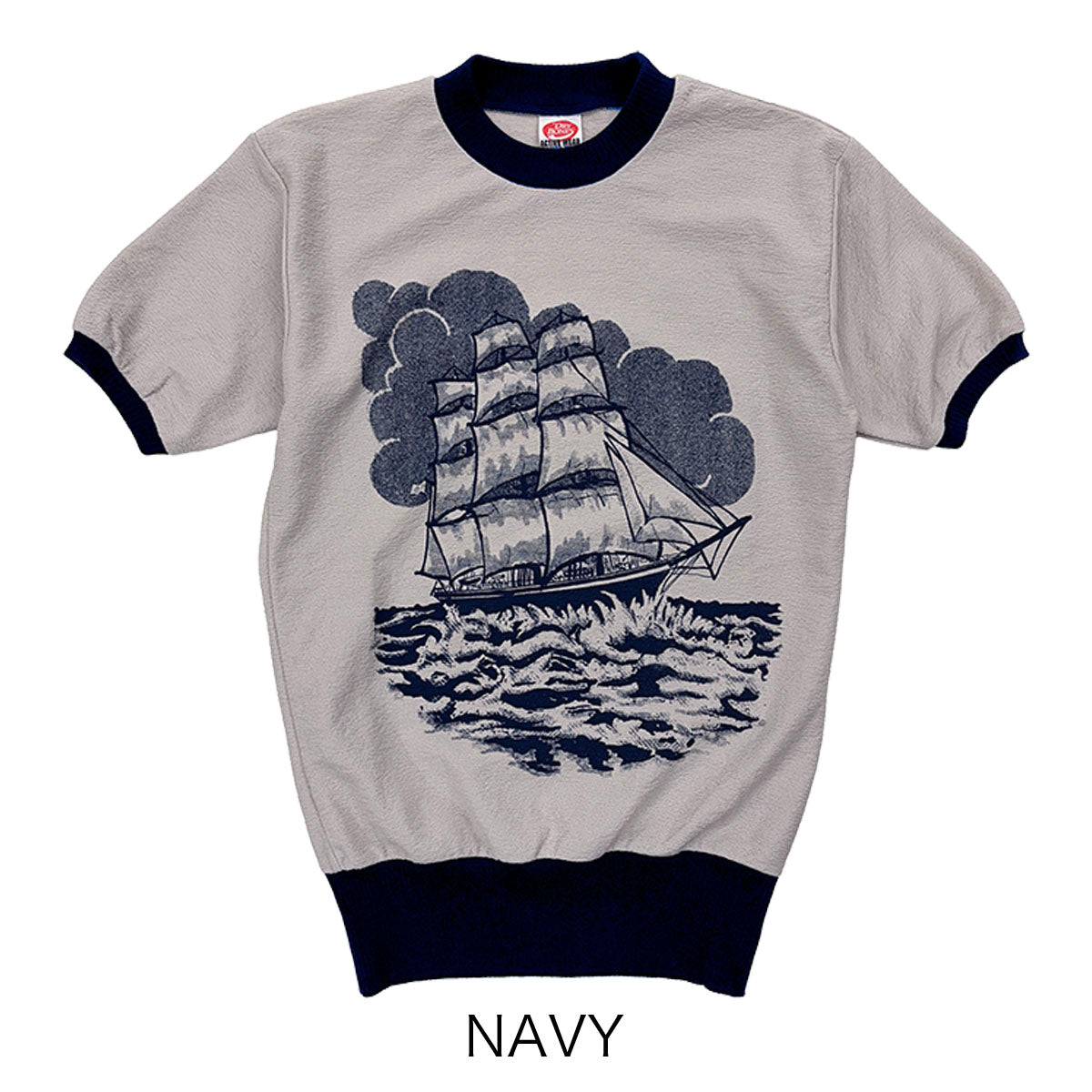 Cotton Sweater “Sailing Ship”