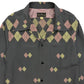 Border Argyle Open Shirt