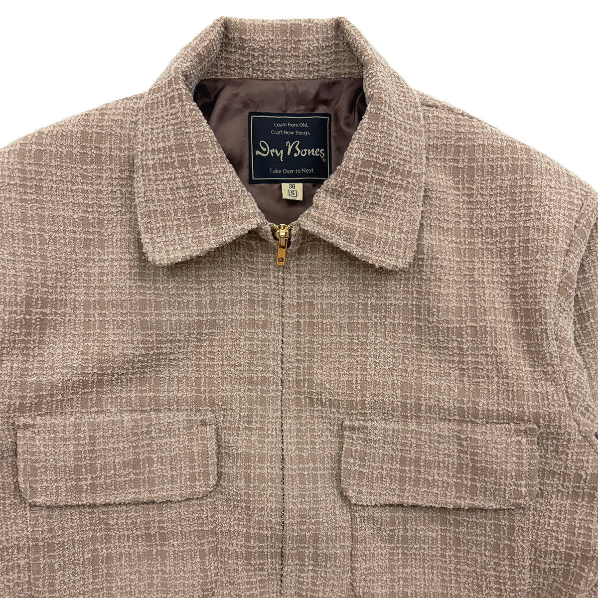 Gold Glitter 2flap Sport Jacket