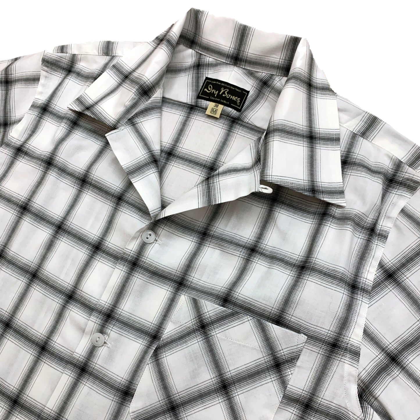 S/S Ombre Check Open Shirt