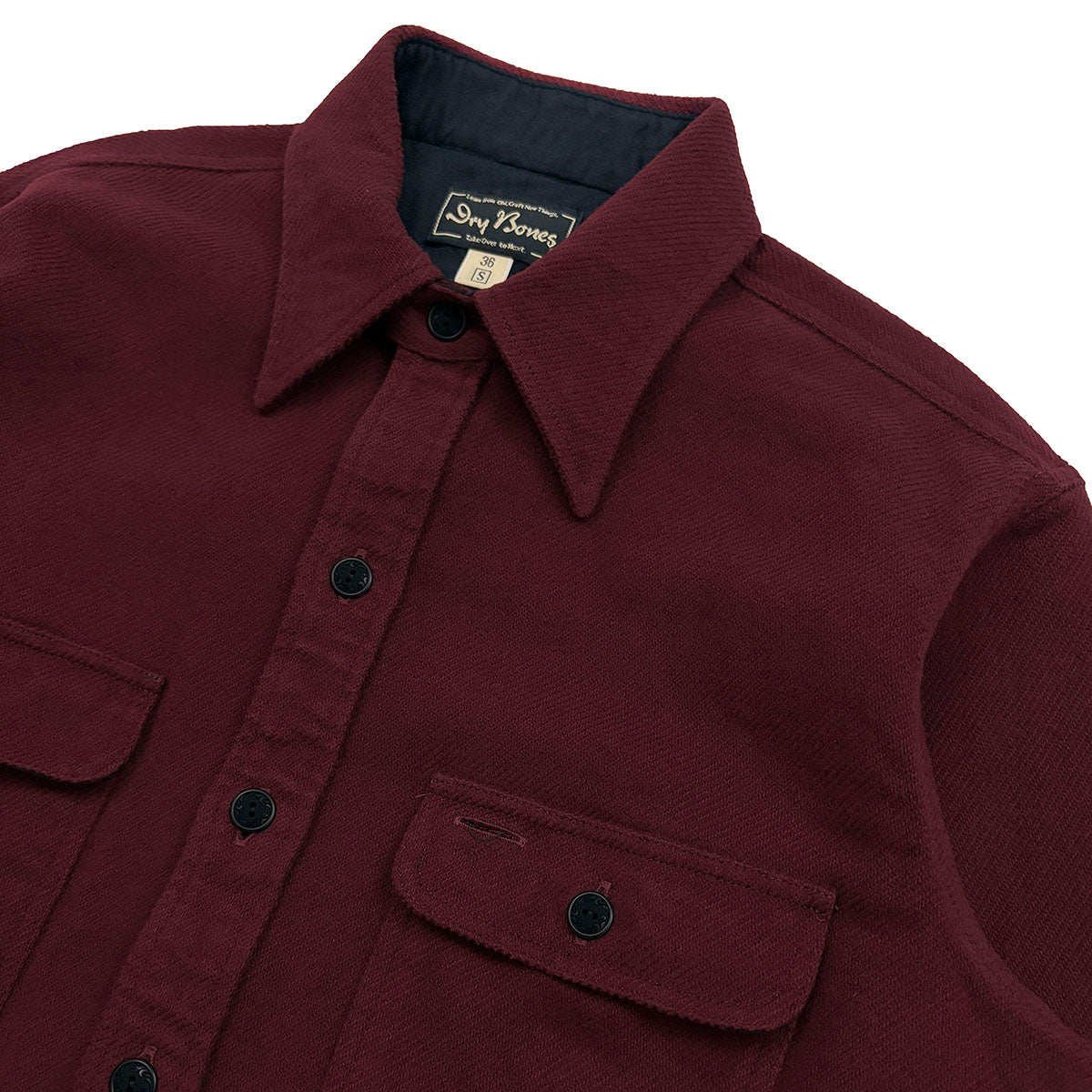 Solid Flannel Work Shirt