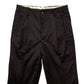 Wool Satin Two Tuck Trousers