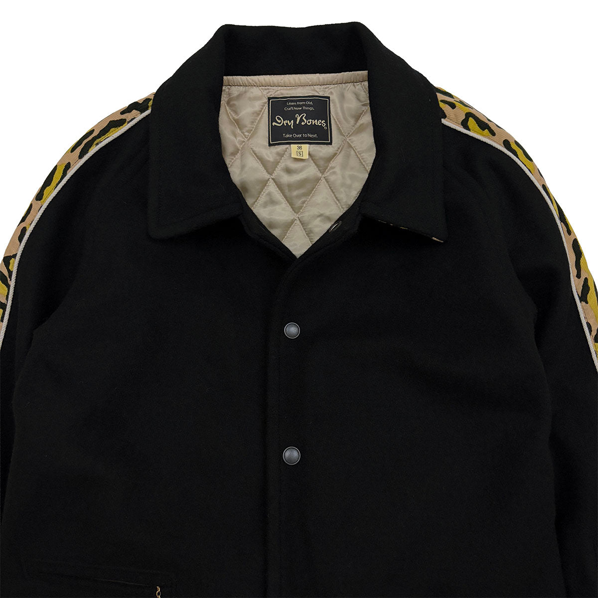 Solid Piping Car Coat