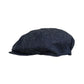 Navy Stitch Denim Casquette