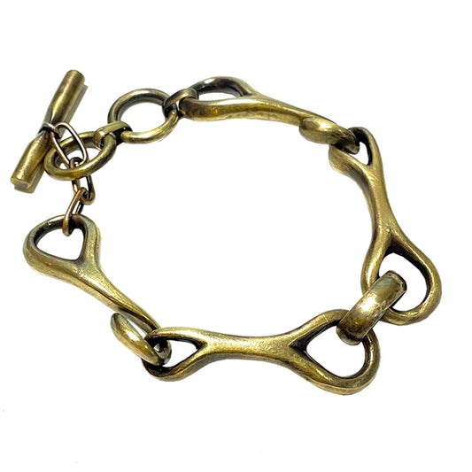 Brass Bit Bracelet