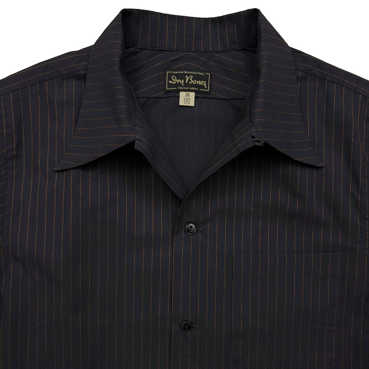 S/S Dobby Stripe Open Shirt
