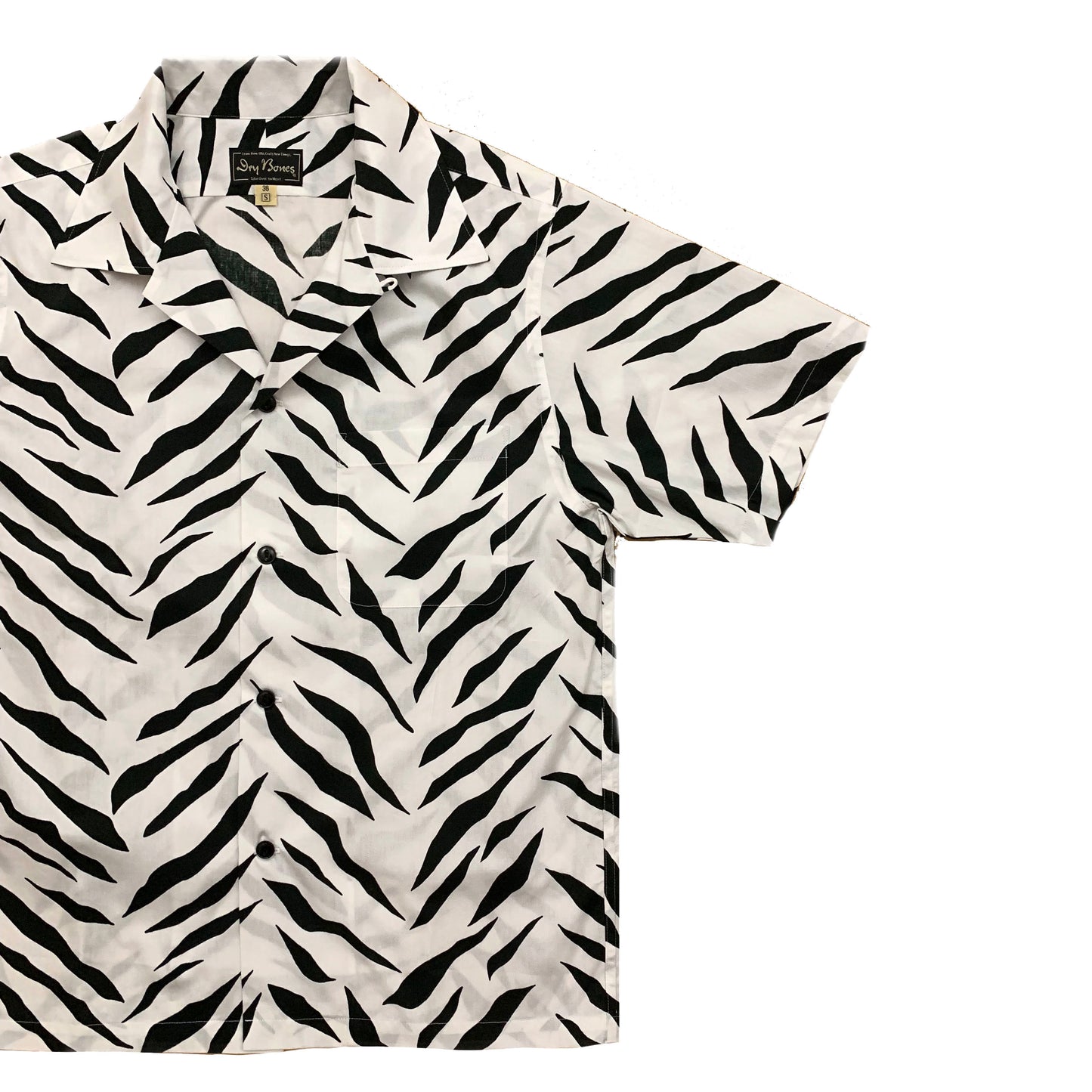 S/S Print Open Shirt“ZEBRA”