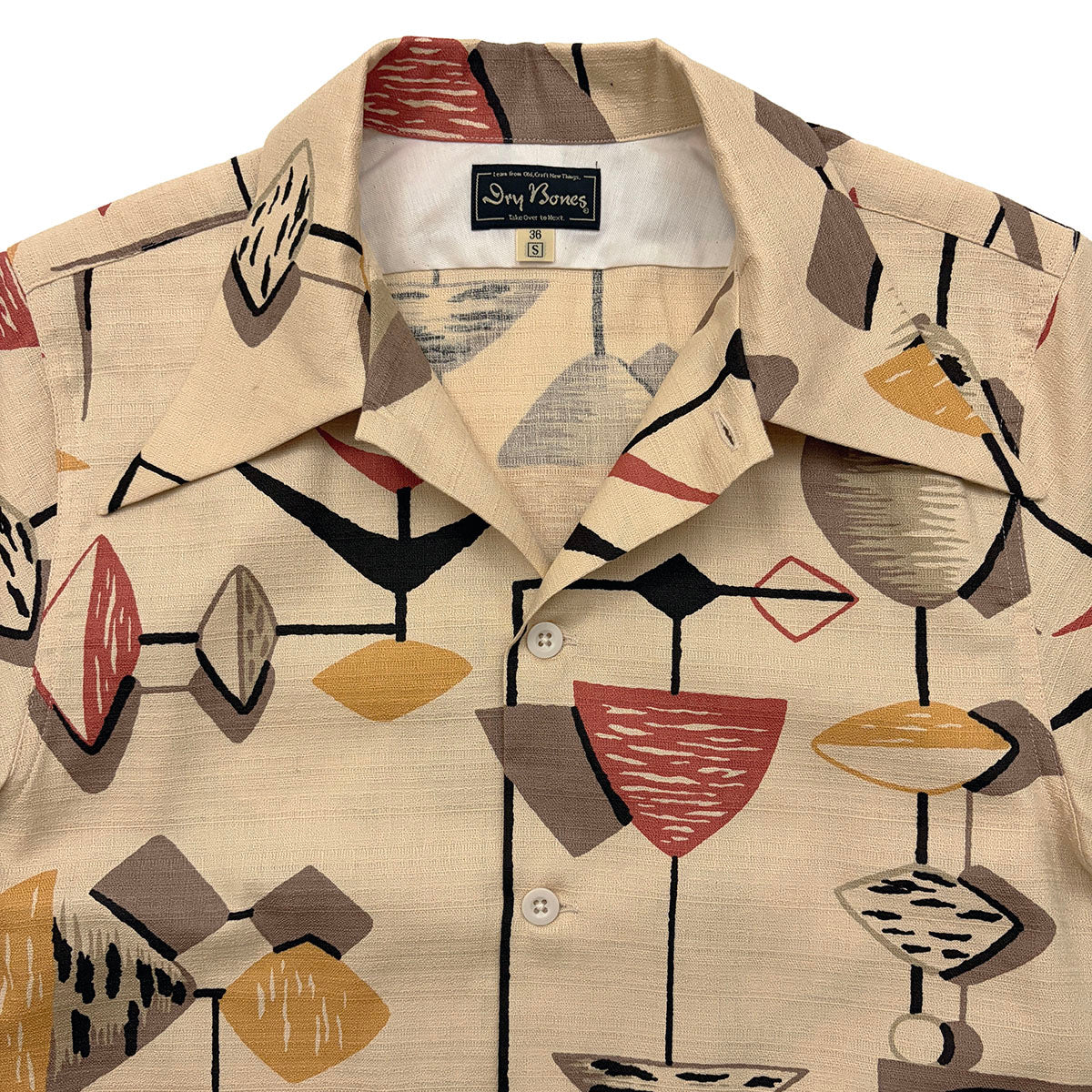 Print 2Pocket Open Shirt “MOBILE”