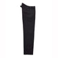High Back Black Chambray Work Trousers 