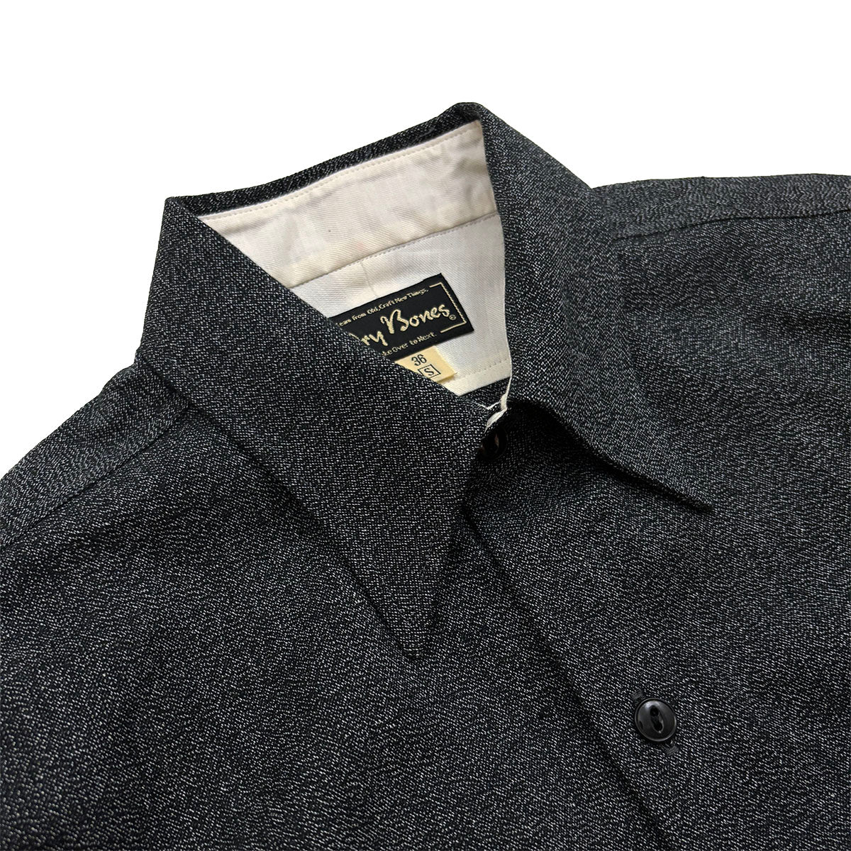 Black Dungaree Work Shirt