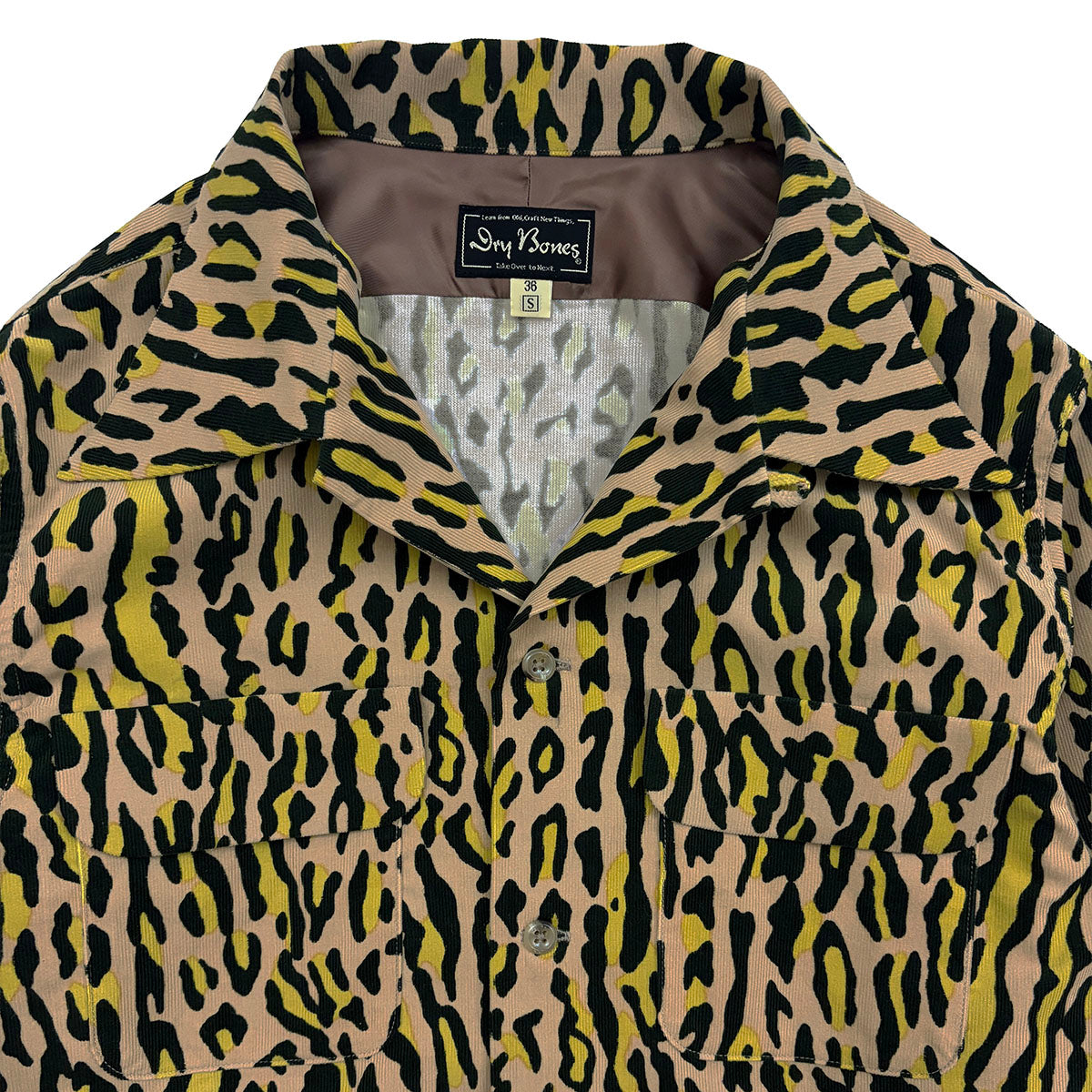 Print 2 Flap Open Shirt “VINCENT’S LEO”