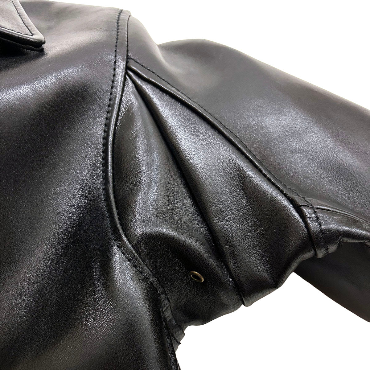 Aviator Type Leather Jacket