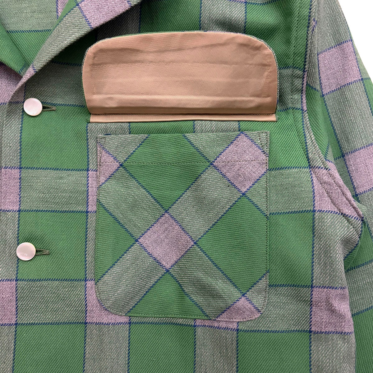 Windowpane Check 2 Flap Open Shirt – Dry Bones Online Shop