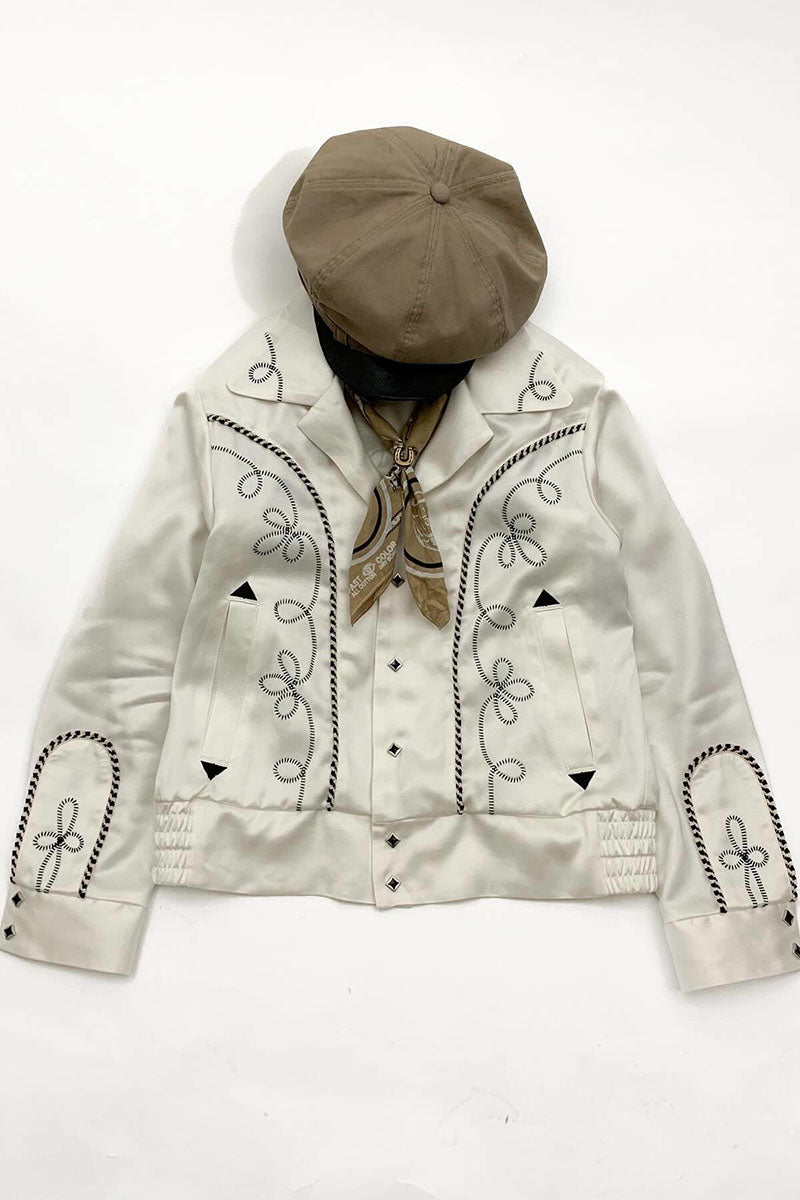 Western Style Satin Jacket