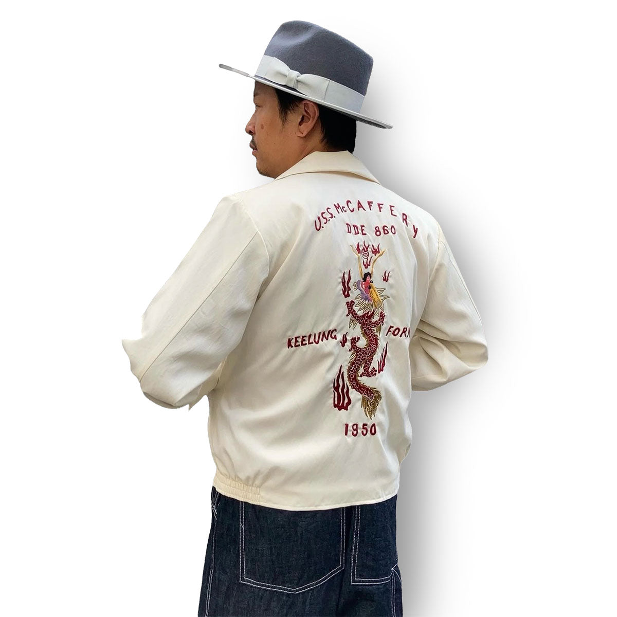 Dry Bones Embroidered Jacket ドラゴン 龍 Embroidered Jacket “DRAGON” – Dry Bones Online Shop