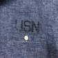 S/S Chambray Open Work Shirt