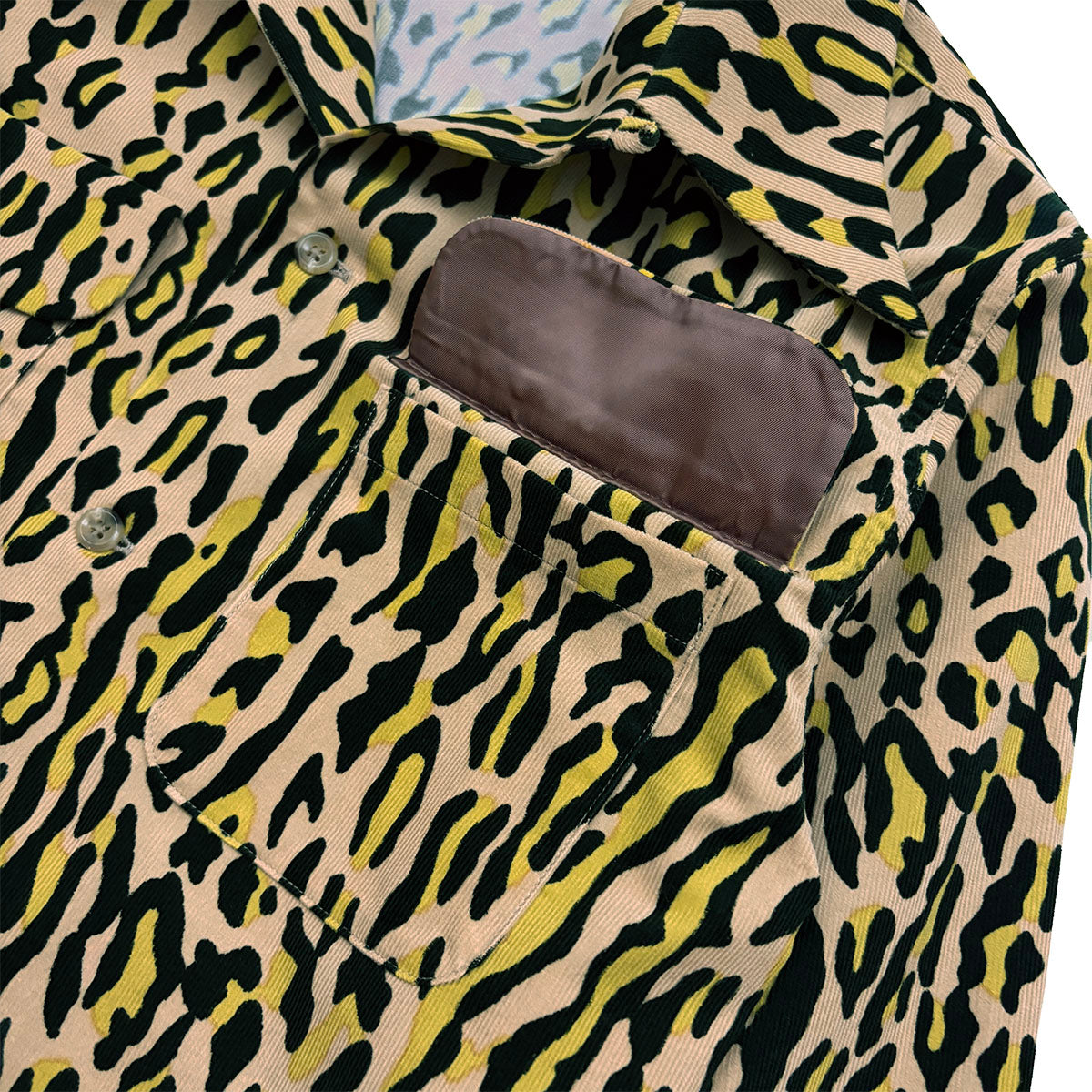 Print 2 Flap Open Shirt “VINCENT’S LEO”