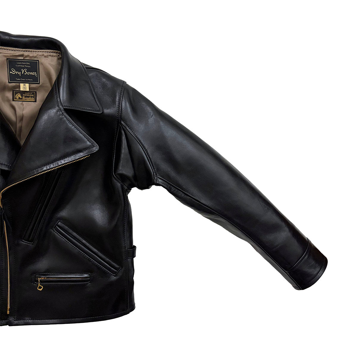 Aviator Type Leather Jacket – Dry Bones Online Shop