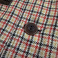 Shawl Collar Plaid Jacket