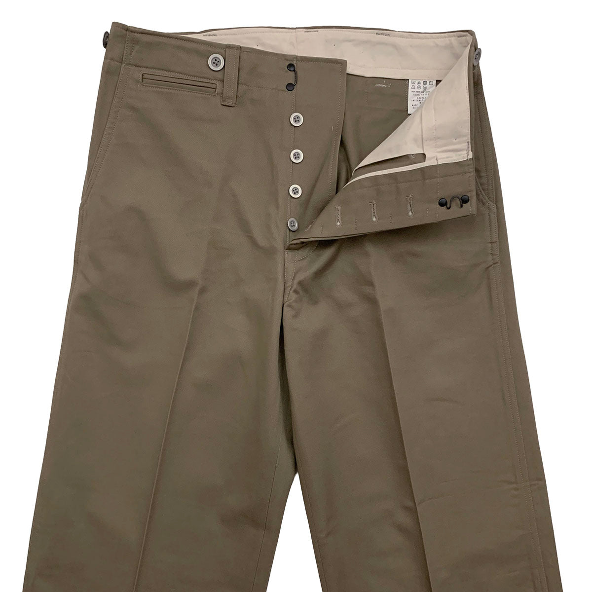 The Civil War Type Chino Cloth Trousers