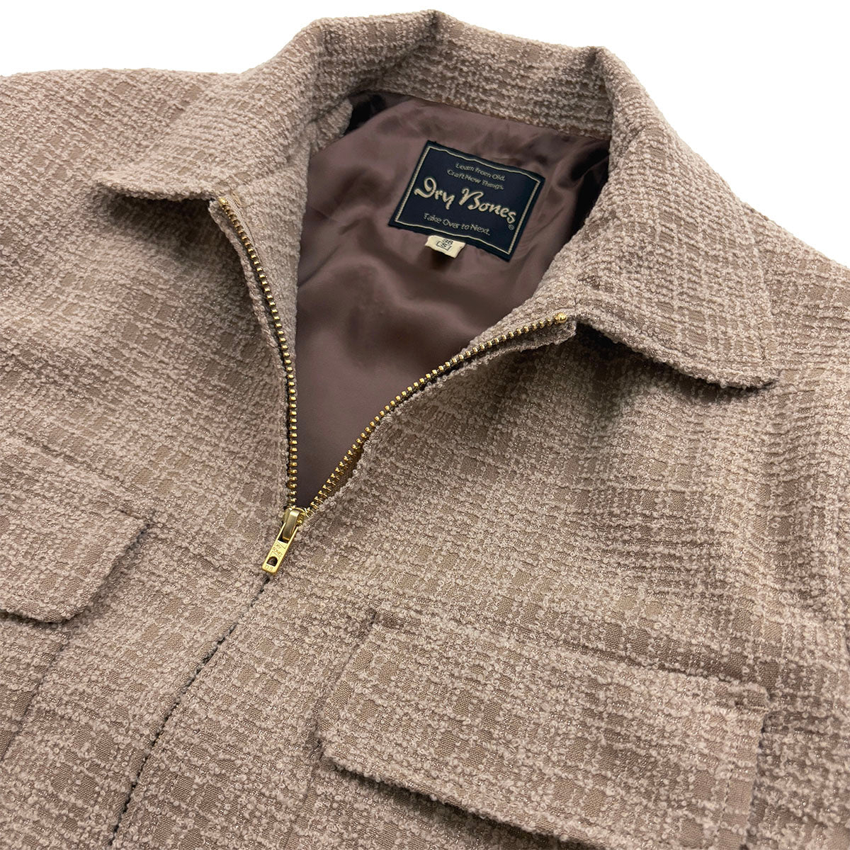 Gold Glitter 2flap Sport Jacket