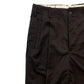 Wool Satin Two Tuck Trousers
