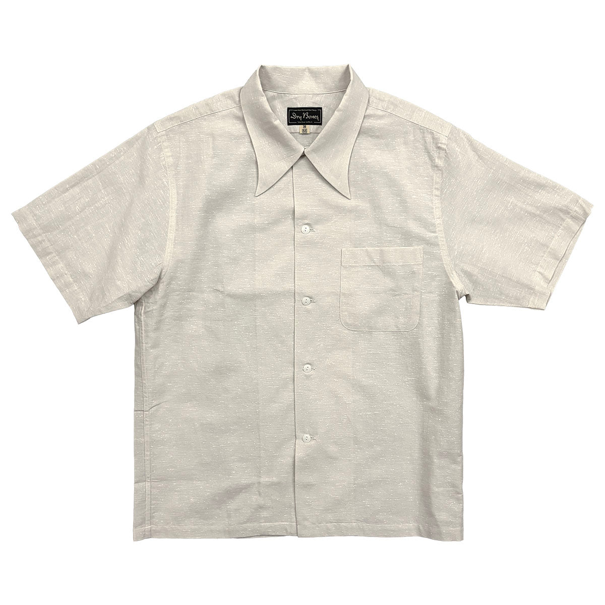 S/S Linen Open Shirt