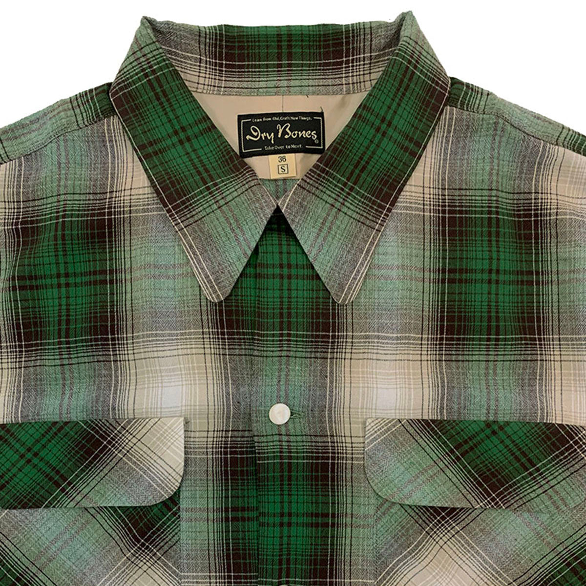 Ombre Check 2 Flap Open Shirt – Dry Bones Online Shop
