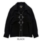 Waiting for production to increase: Embroidered Open Shirt “WESTERN”