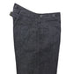 High Back Black Chambray Work Trousers 