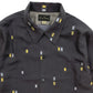 Long Sleeve Print Open Shirt “DOTTING ARGYLE”