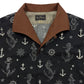 Print 2tone Italian Collar Shirt “ANCHOR”