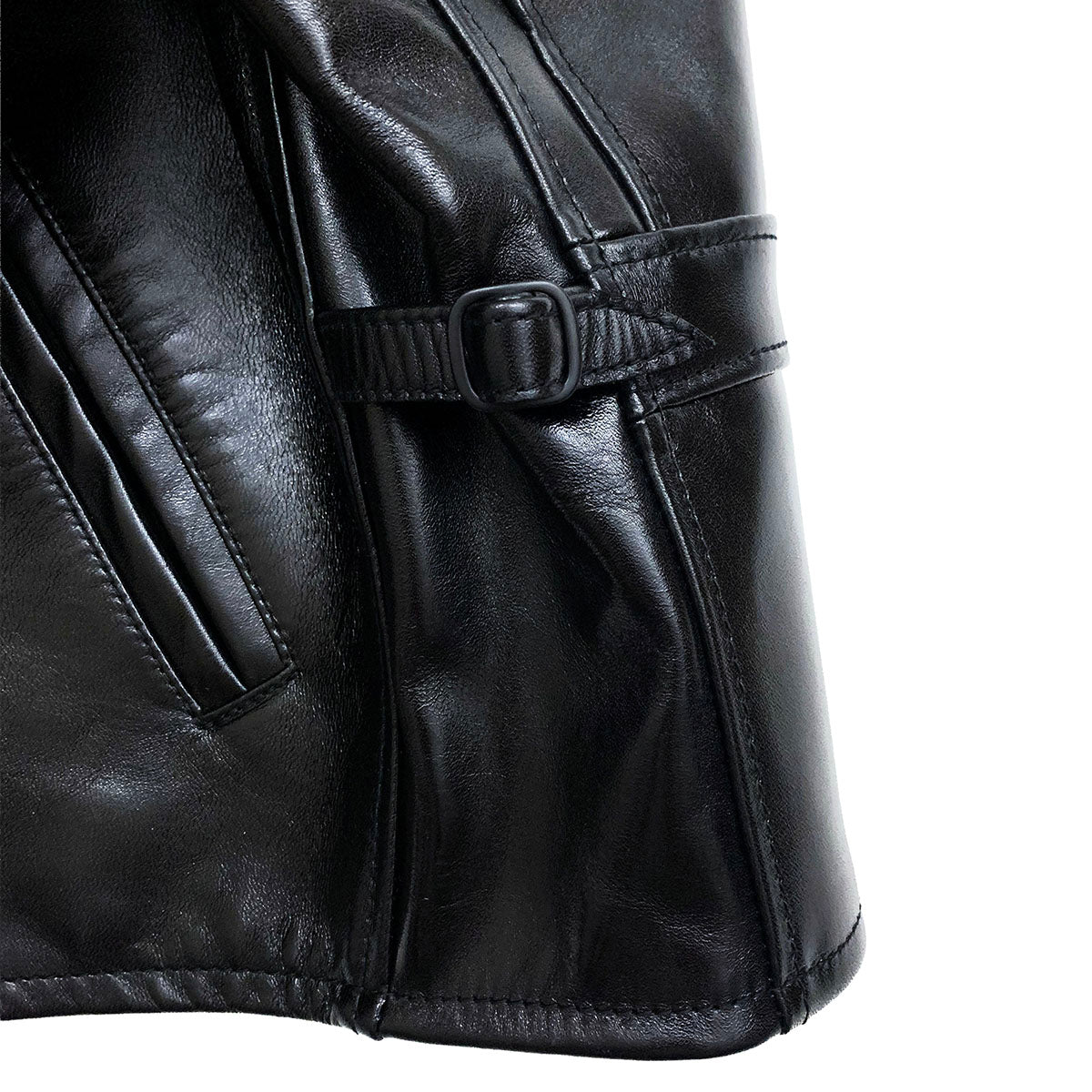 Single Leather Sport Jacket