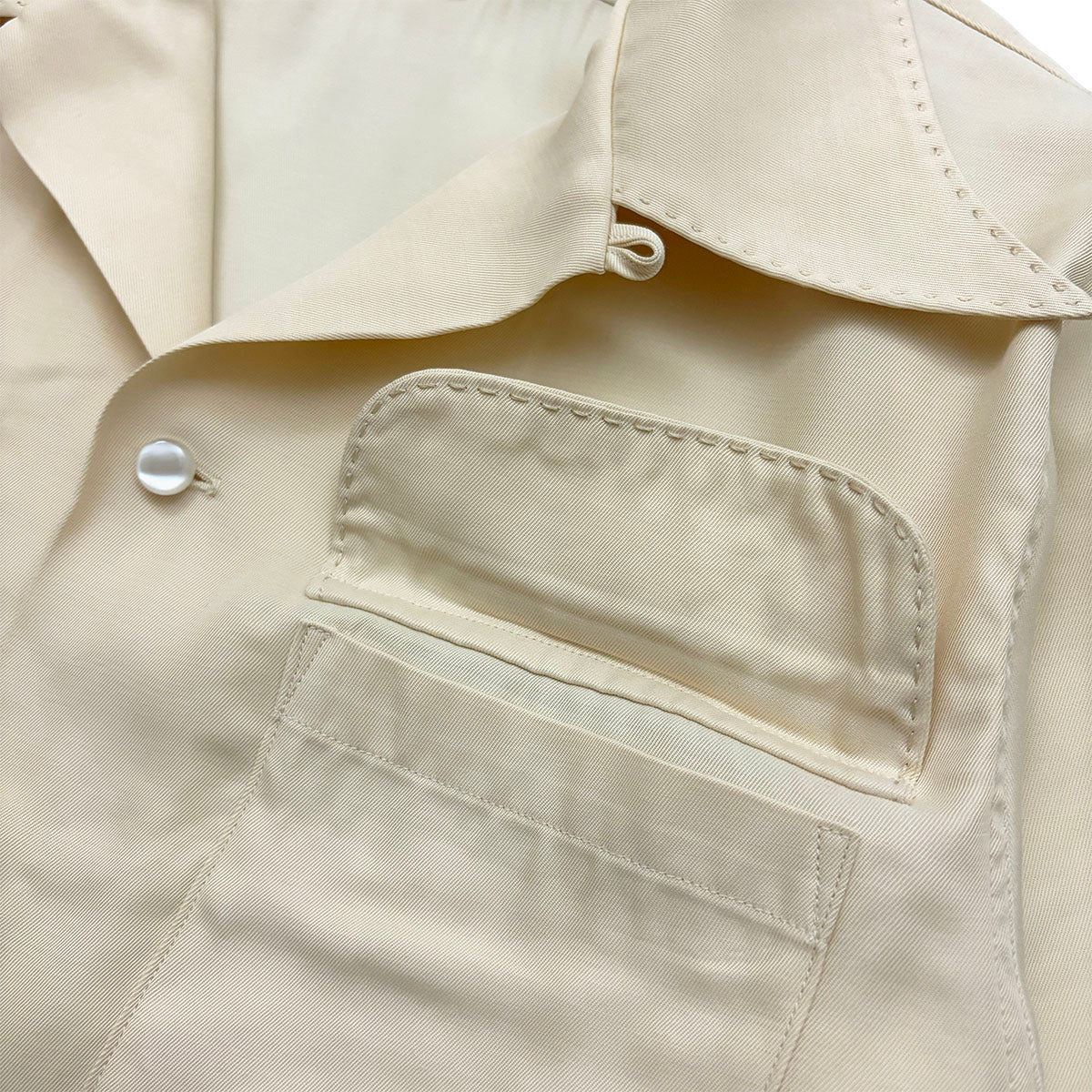 Hand Stitch Open Shirt