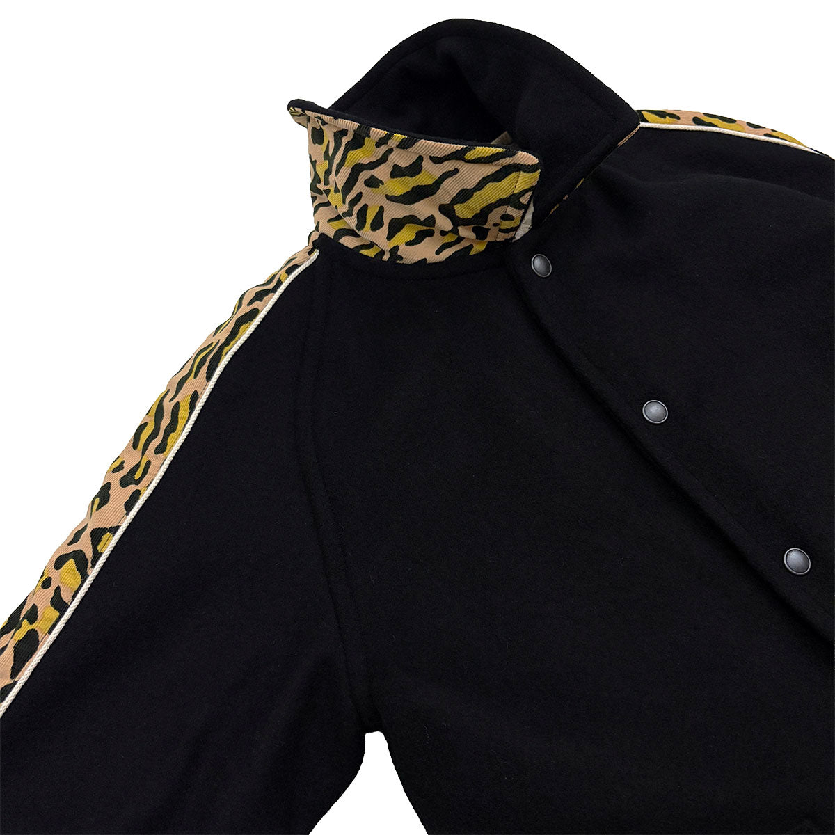 Solid Piping Car Coat