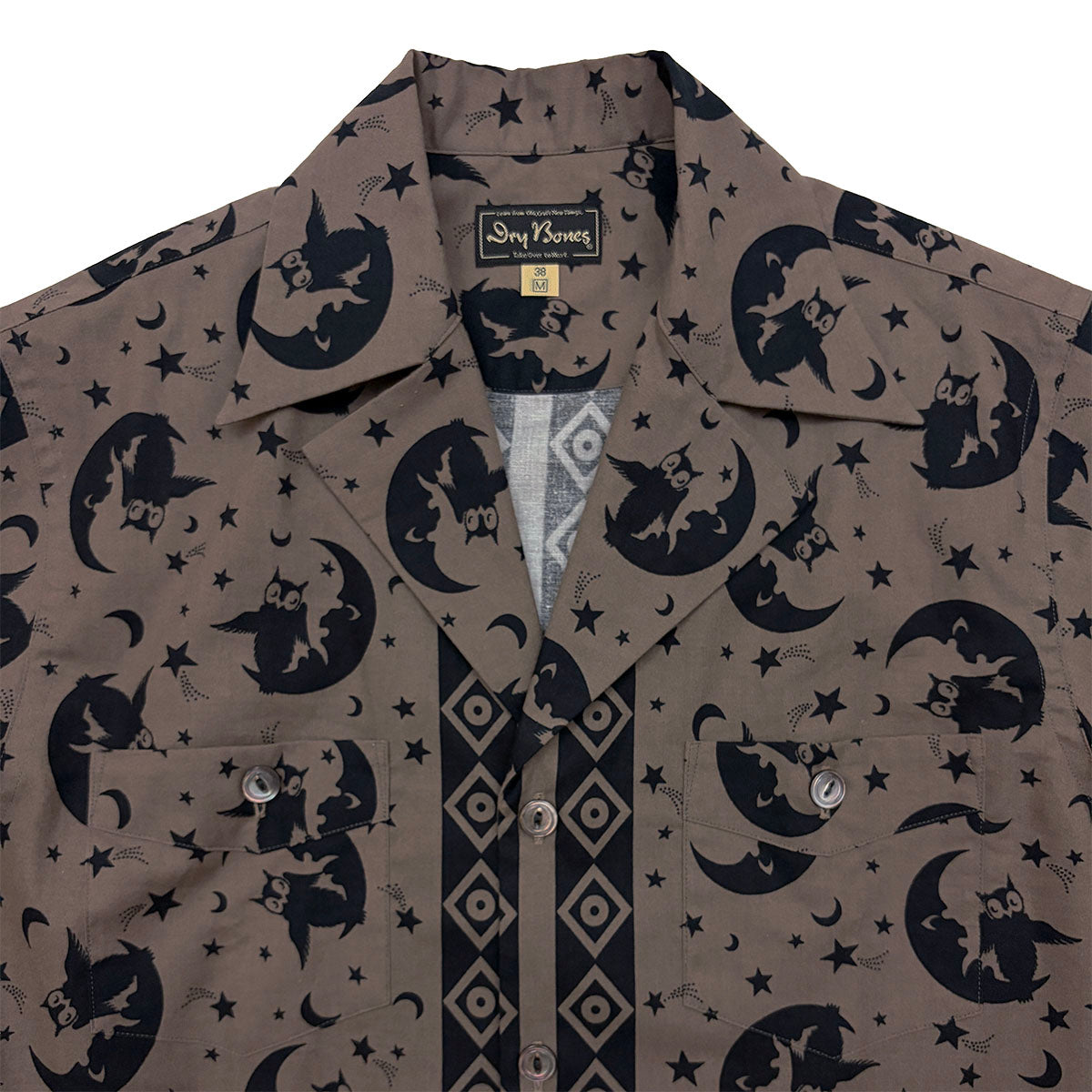S/S Print Nep Cuba Shirt “OWL & MOON”