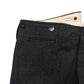 High Back Black Chambray Work Trousers 
