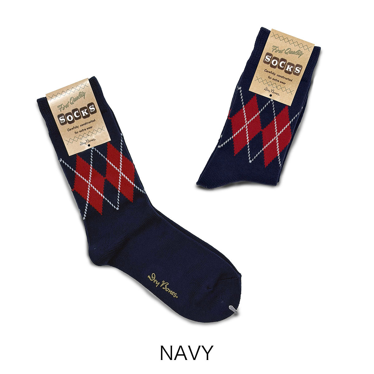 Irregular Argyle Socks