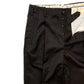 Wool Satin Two Tuck Trousers