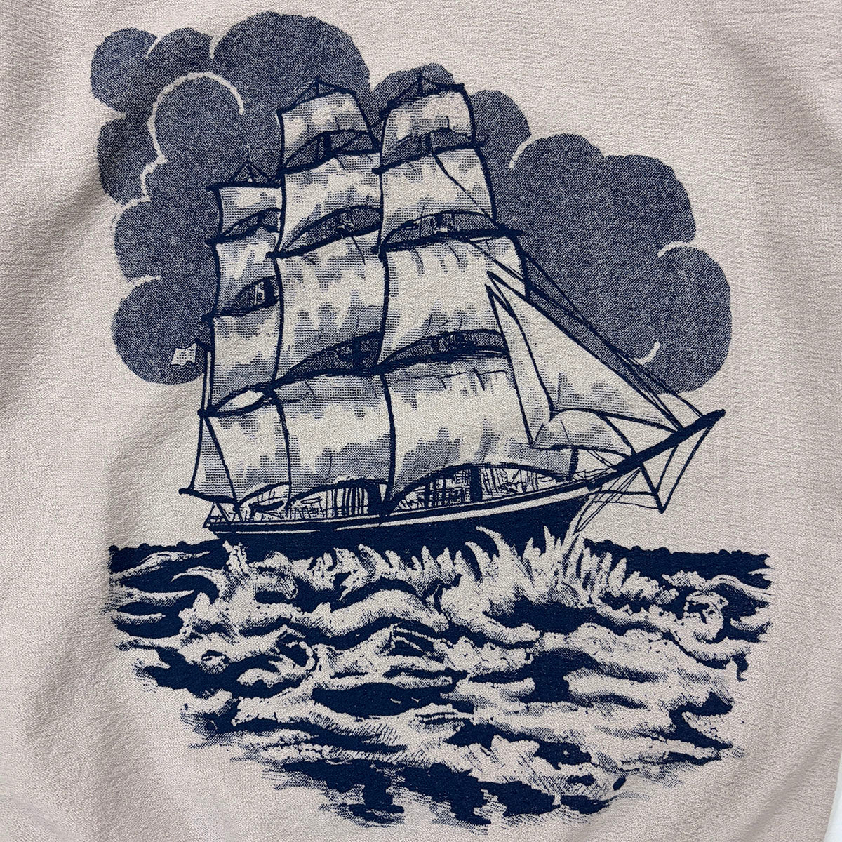 Cotton Sweater “Sailing Ship”