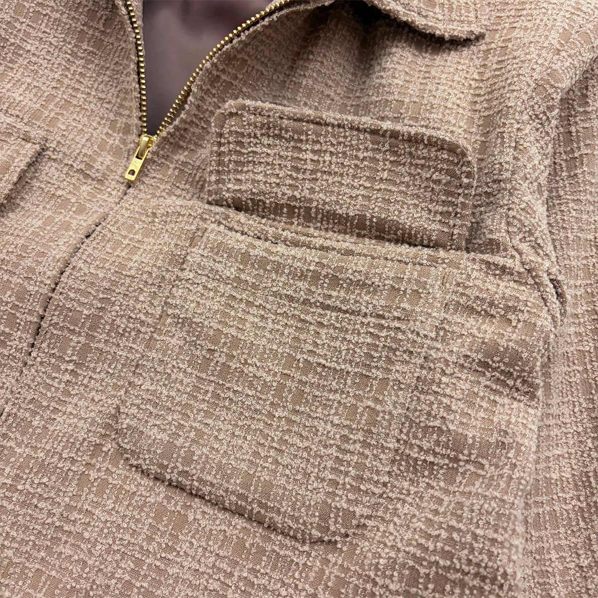 Gold Glitter 2flap Sport Jacket