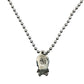 Silver Skull Charm Necklace